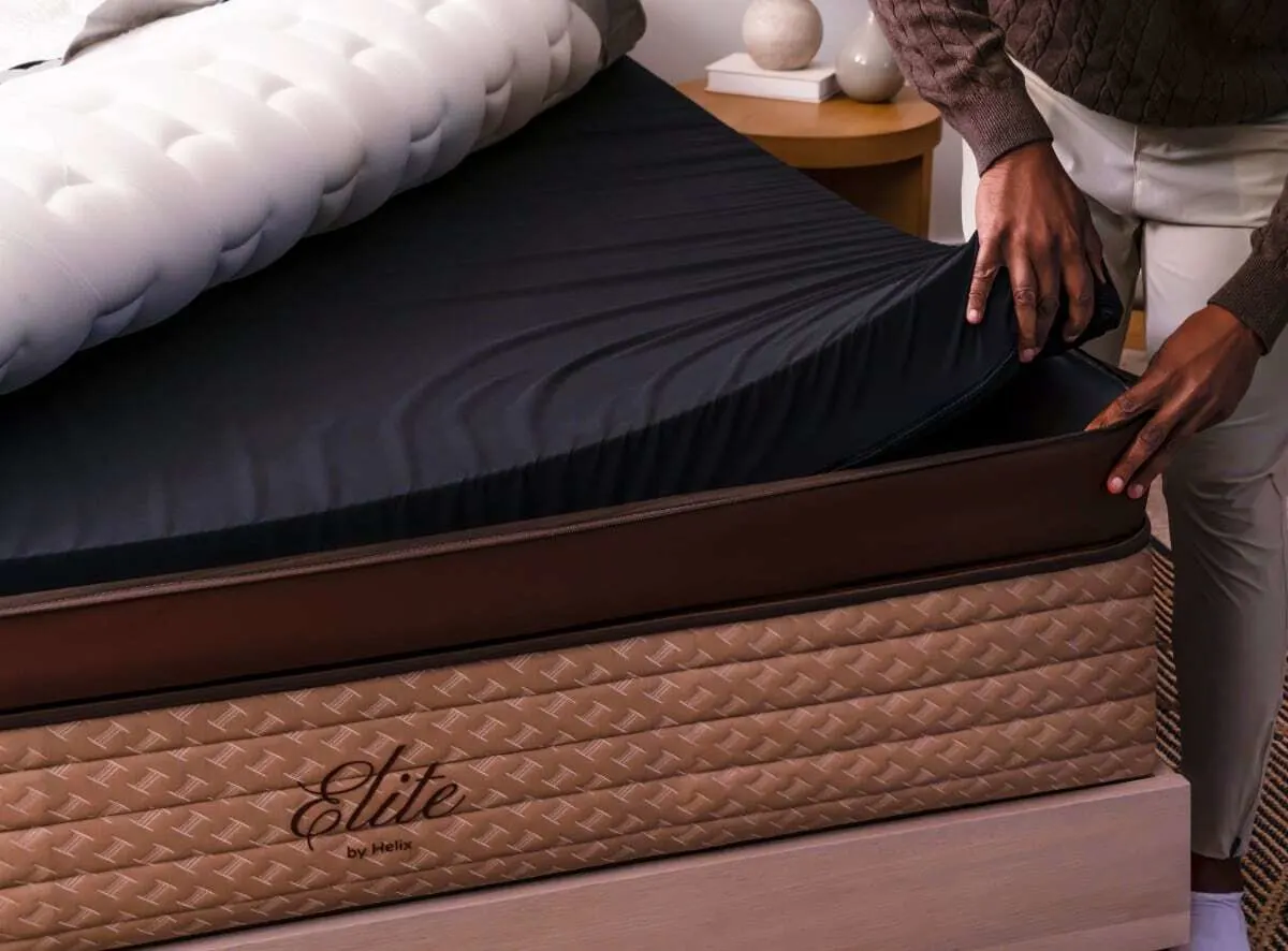 Helix Twilight Elite mattress edge