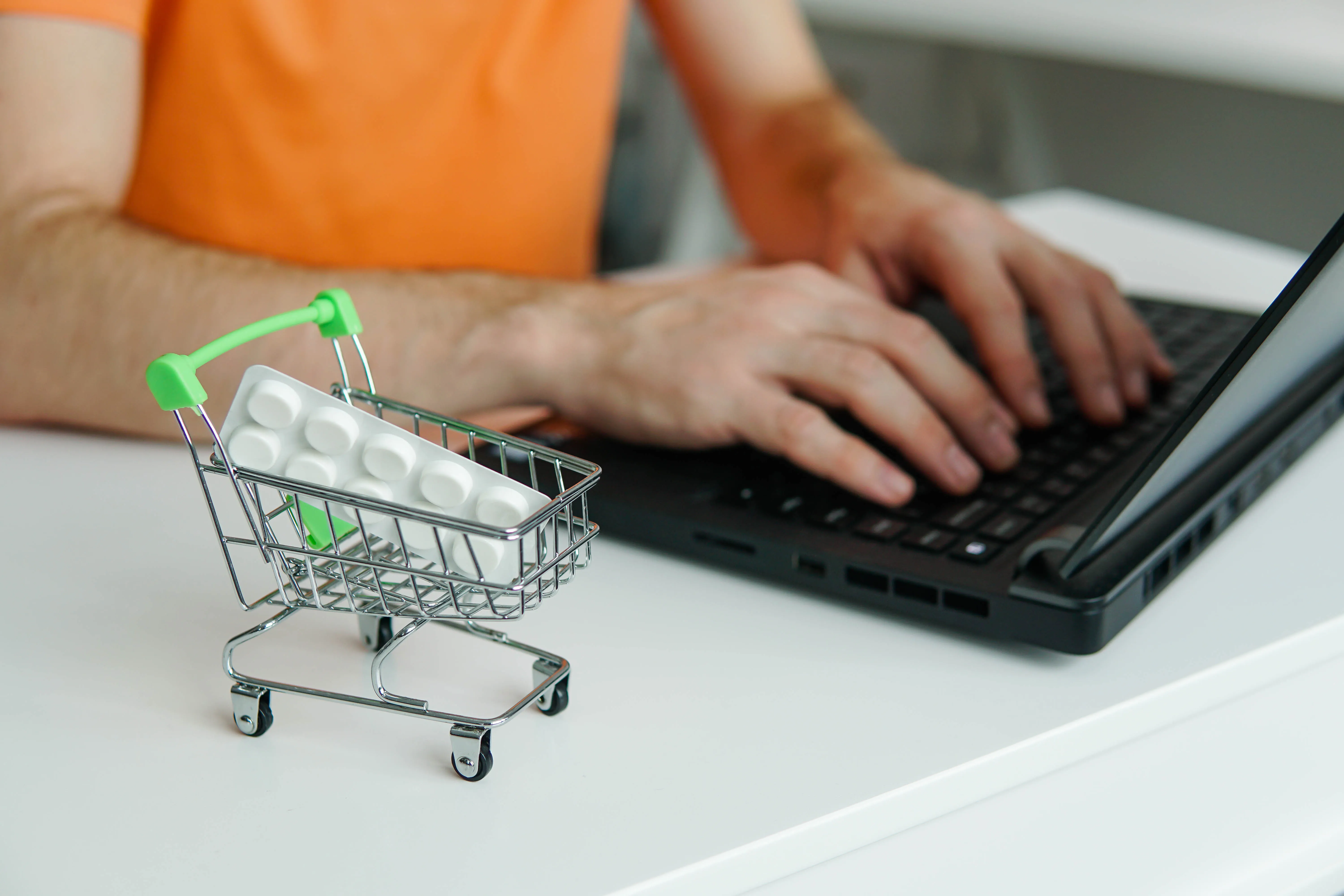 Online Medication Shopping with Miniature Trolley
