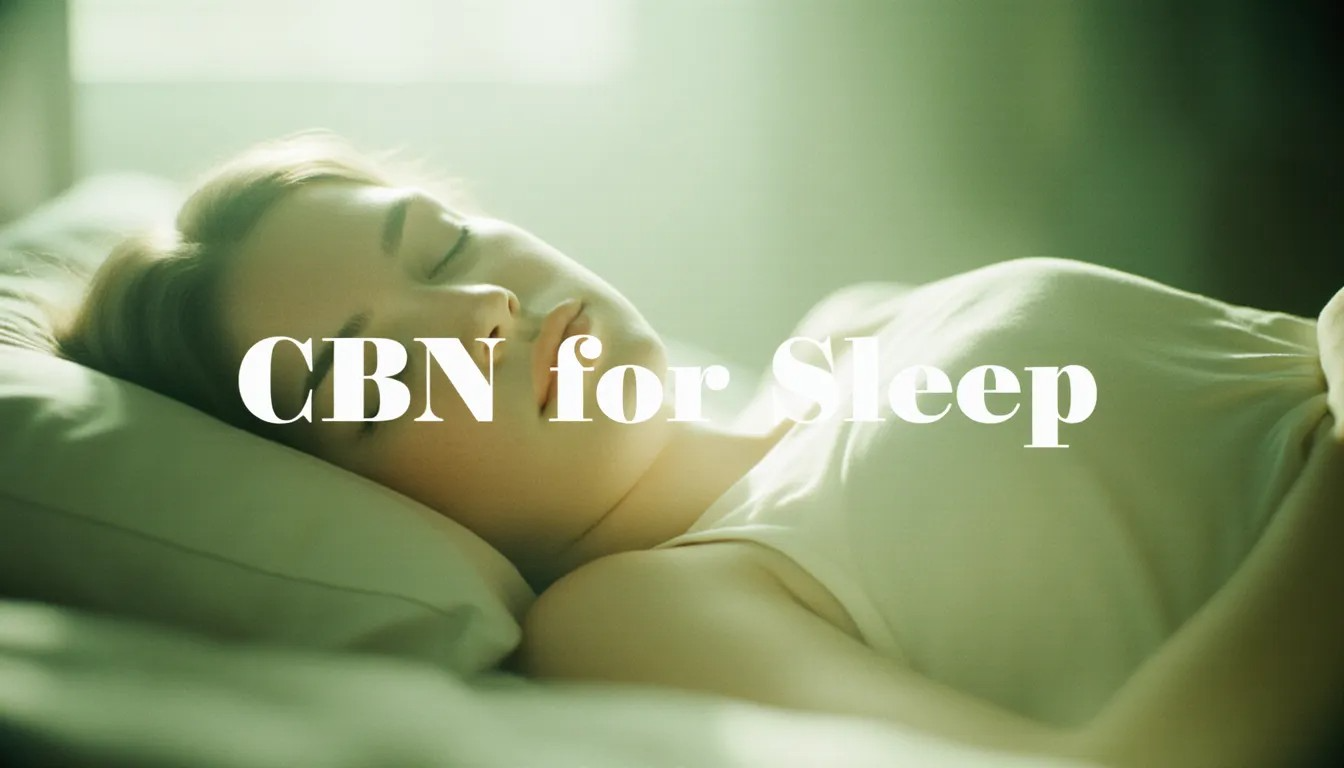 CBN for Sleep