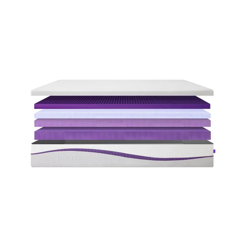 Purple Plus mattress layers