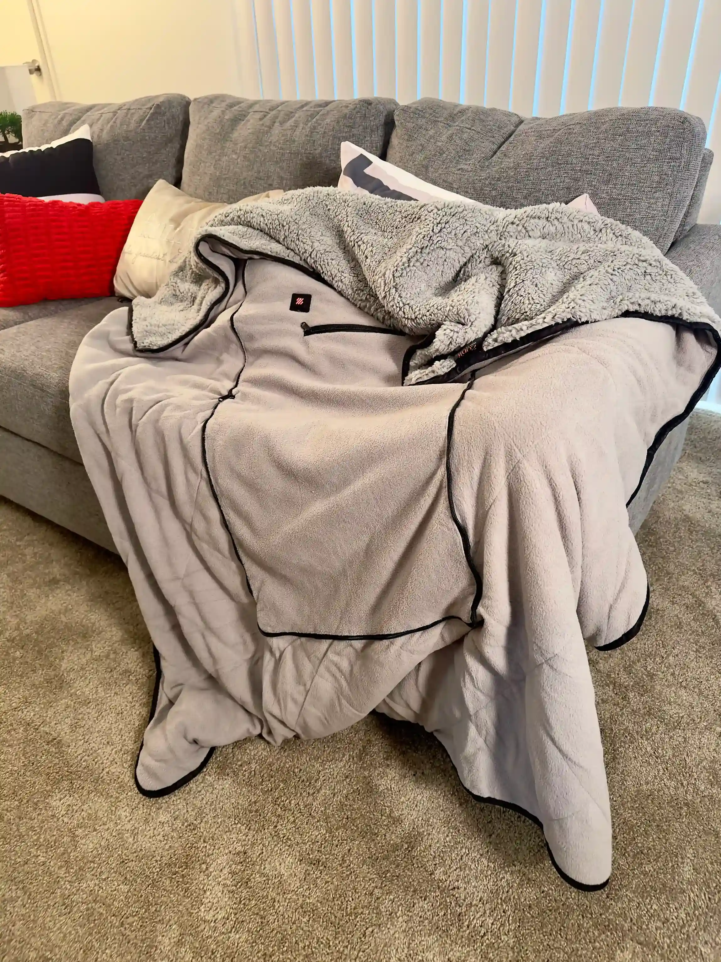Zonli Z-Walk Heated blanket and pillow 